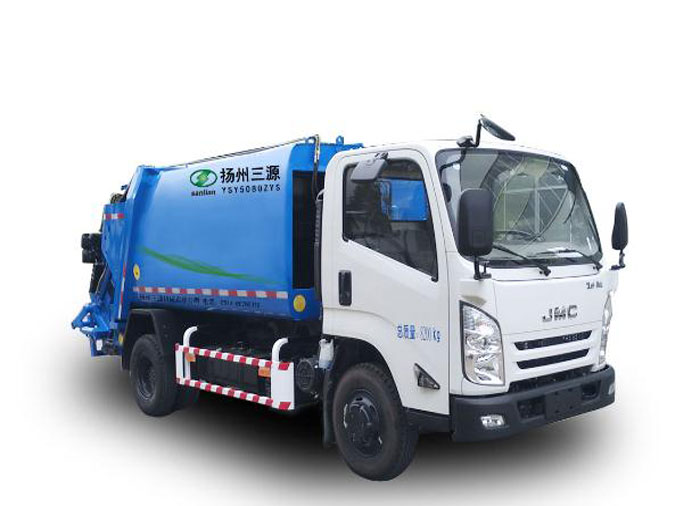 What are the common types of garbage trucks on the market?