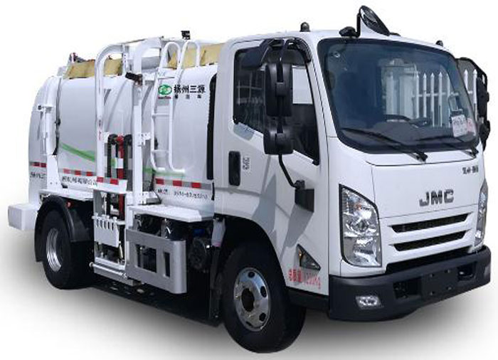 What are the characteristics and operation methods of the kitchen garbage collection truck?